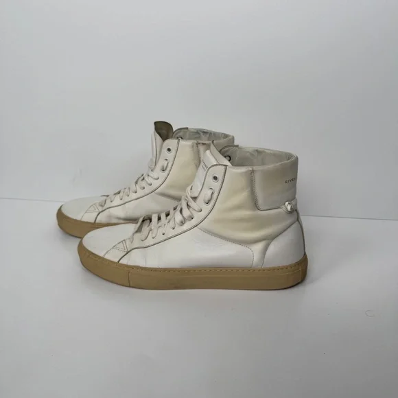 Givenchy Paris Off-White High-Top Sneakers | Men’s 12 - Picture 2 of 5